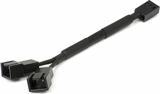 Kabllo ndarëse Y për ventilator Phanteks PH-CB-Y3P 3-pin në 3-pin x2 0.11 m e zezë