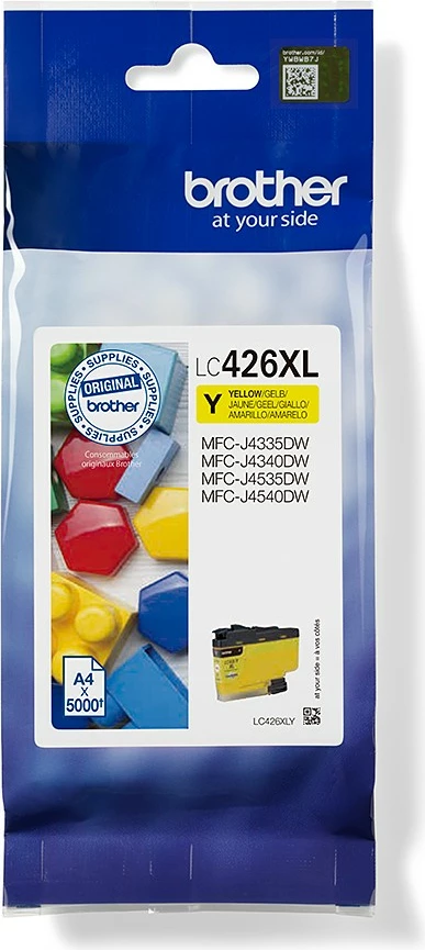 Toner Brother LC426XLY, verdhë, 5000 faqe, origjinal