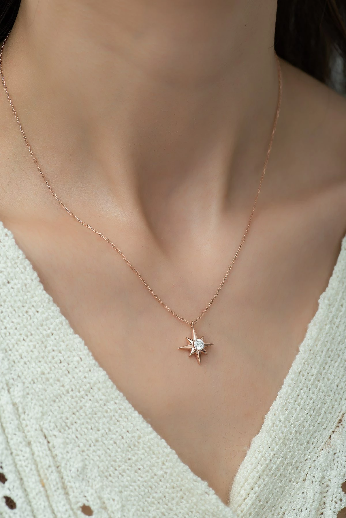 Qafore argjendi Jumeon, ngjyrë ari dhe e bardhë, TRDYL688