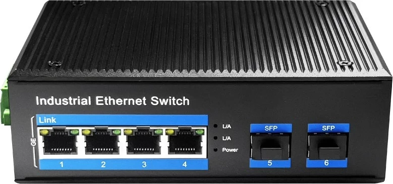 Switch Cudy IG1004S2P, Gigabit Ethernet, PoE, Alumini, Zi