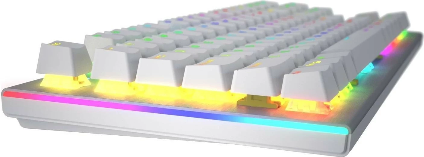 Tastierë mekanike Hator Gravity X TKL, RGB, HATOR Aurum Orange Linear, anglisht, e bardhë