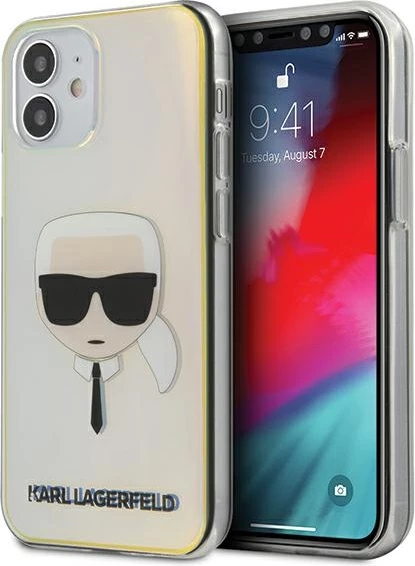Mbështjellës Karl Lagerfeld KLHCP12SPCKHML për iPhone 12 mini 5.4", Iridescent, Multicolor