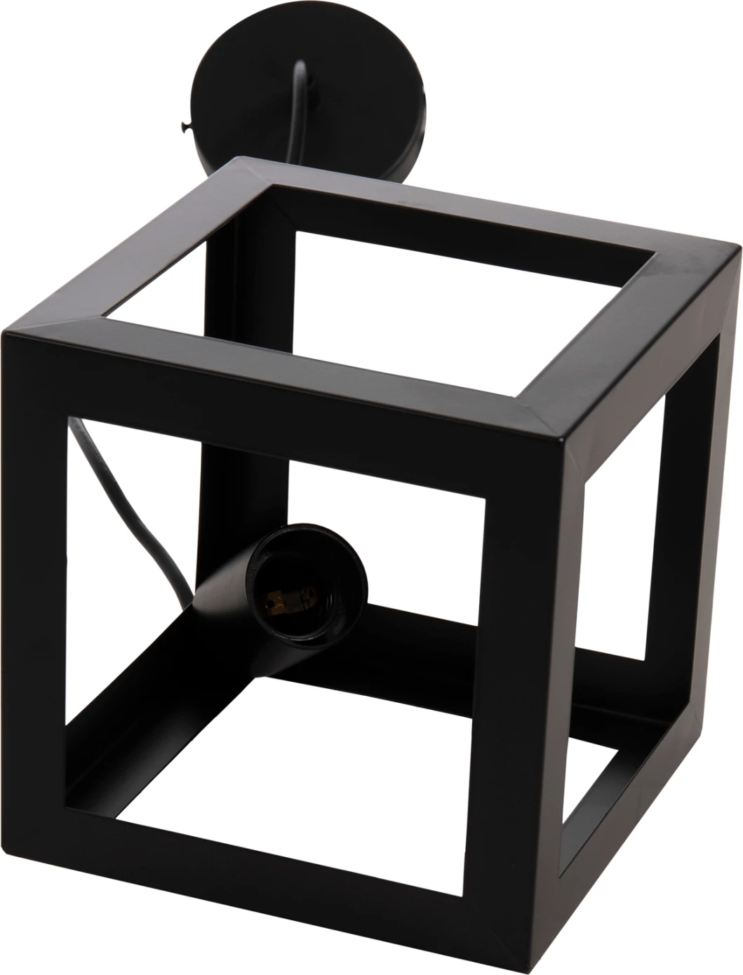 Llambë varëse tavani FH4192 kub metalik i zi 16x16x132Hcm