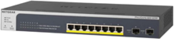 Switch, Netgear ProSAFE GS510TPP-100EUS 8 porte Gigabit, 2 porta SFP, PoE+