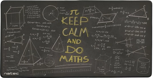 Mauspad Natec Maths Maxi NPO-1455, 800x400mm, Dekorativ, Zi