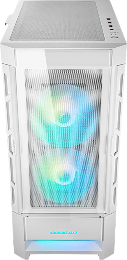 Kasë COUGAR DUOFACE RGB Mid Tower, ATX, Tempered Glass, e bardhë