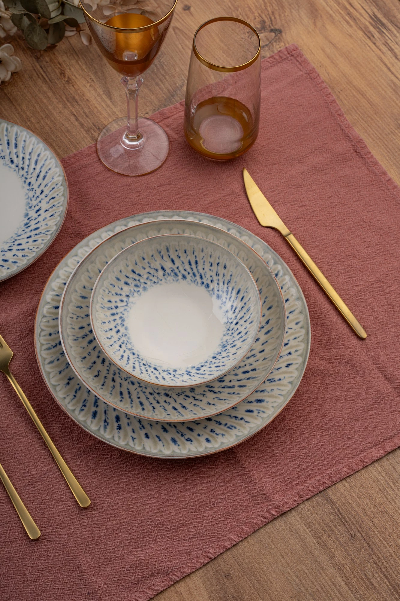 Set darkeje 24 pjese, porcelan, Hermia Concept, GBSATN24KY4R39631