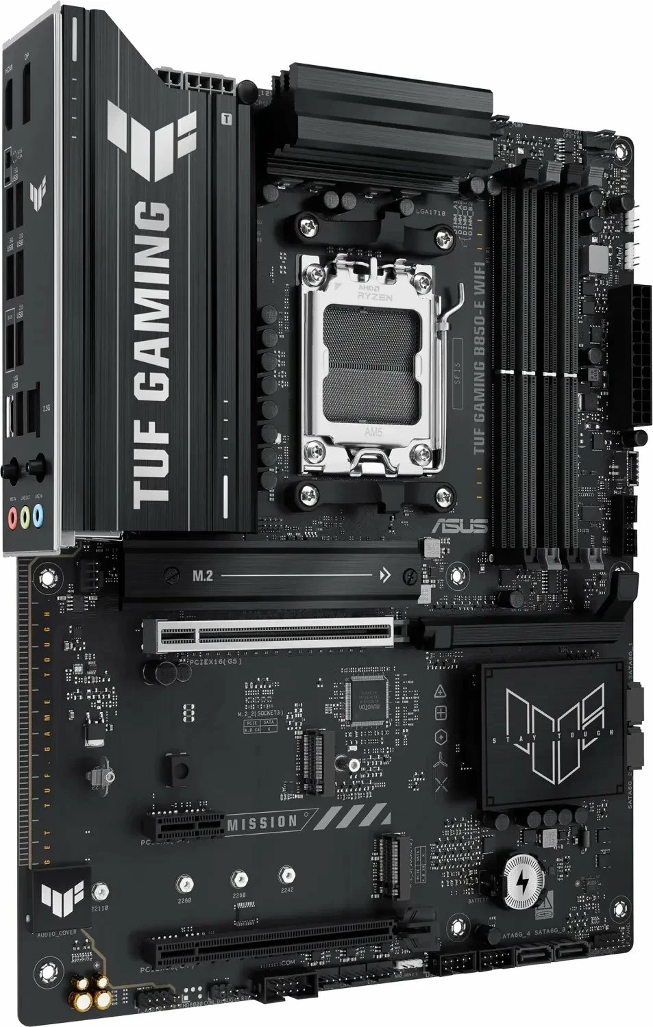 Pllakë amë Asus TUF GAMING B850-E WIFI, ATX, DDR5 deri 256GB, Wi‑Fi 6E