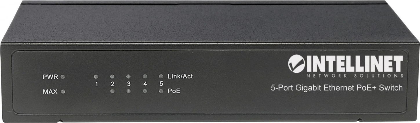 Intellinet 561228 Switch Gigabit PoE+ 5x RJ45 60W