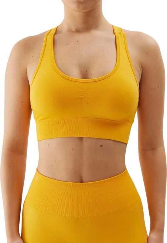 Bra sportiv 4f femra, i verdhë