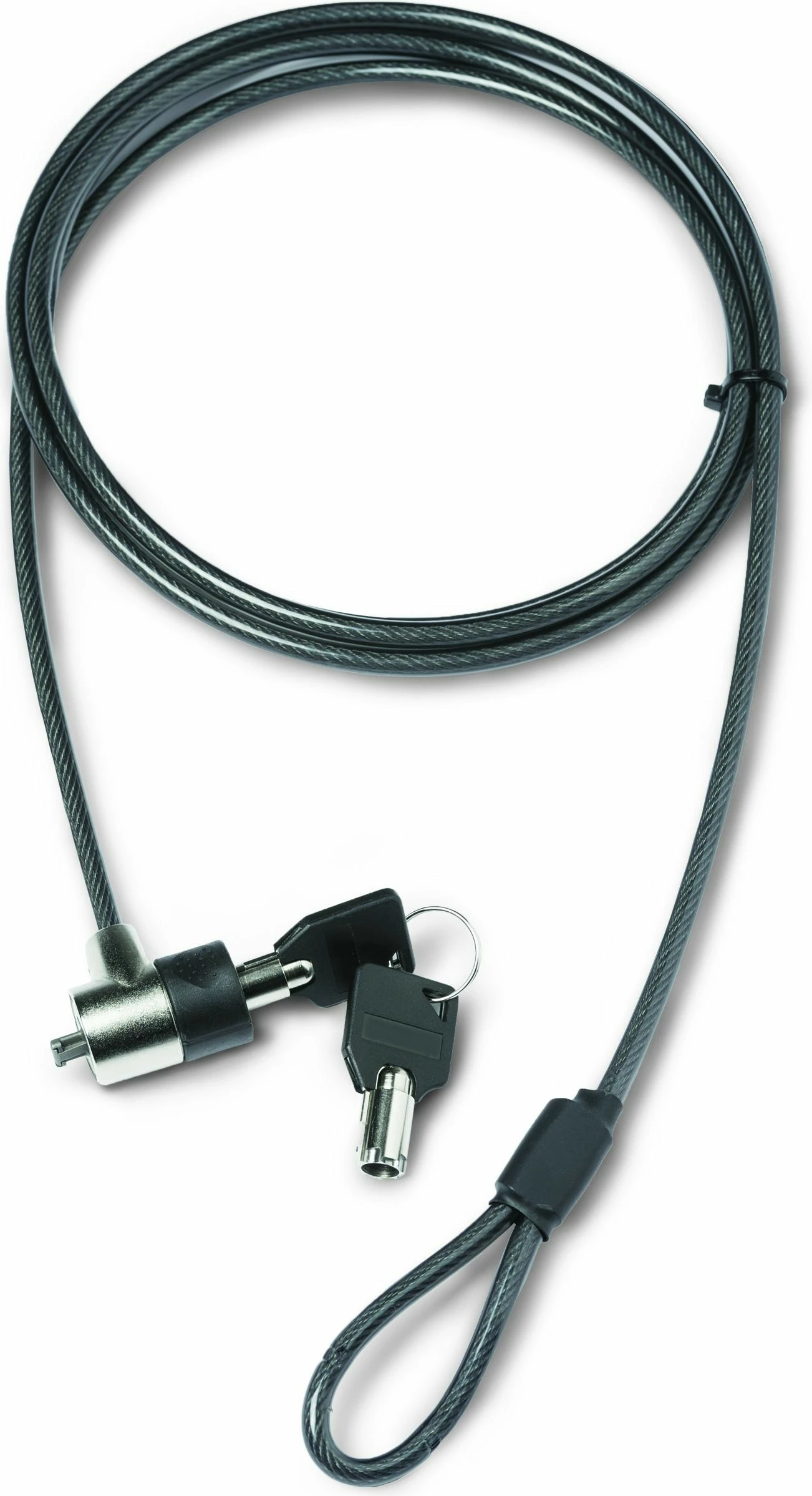 Kabllo sigurie Dicota Security Cable T-Lock Value, me çelës, slot 3x7mm