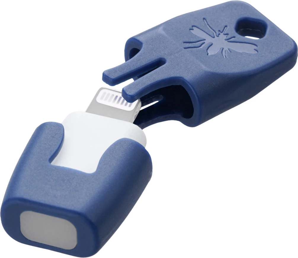 Pajisje për trajtim pickimi insektesh HEAT IT V3, Lightning për iPhone 6–14, e kaltër