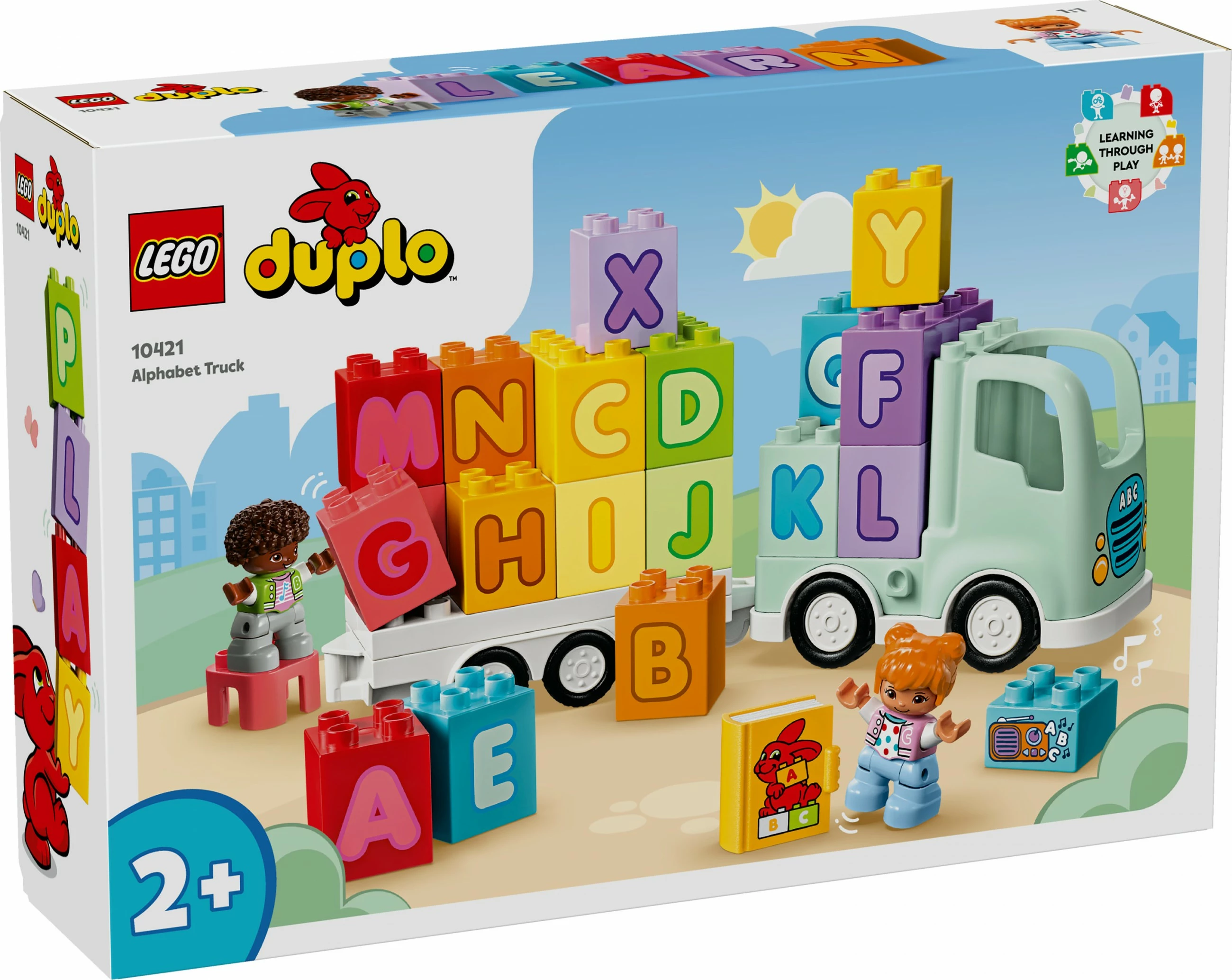 Set ndërtimi LEGO DUPLO Alphabet Truck, 36 pjesë, shumëngjyrësh