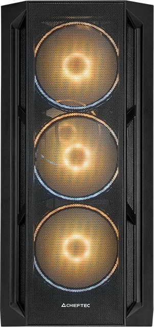 Kasë Chieftec APEX Lumo GA-01B-L-OP, Midi Tower, 4x140mm ARGB, E-ATX, e zezë