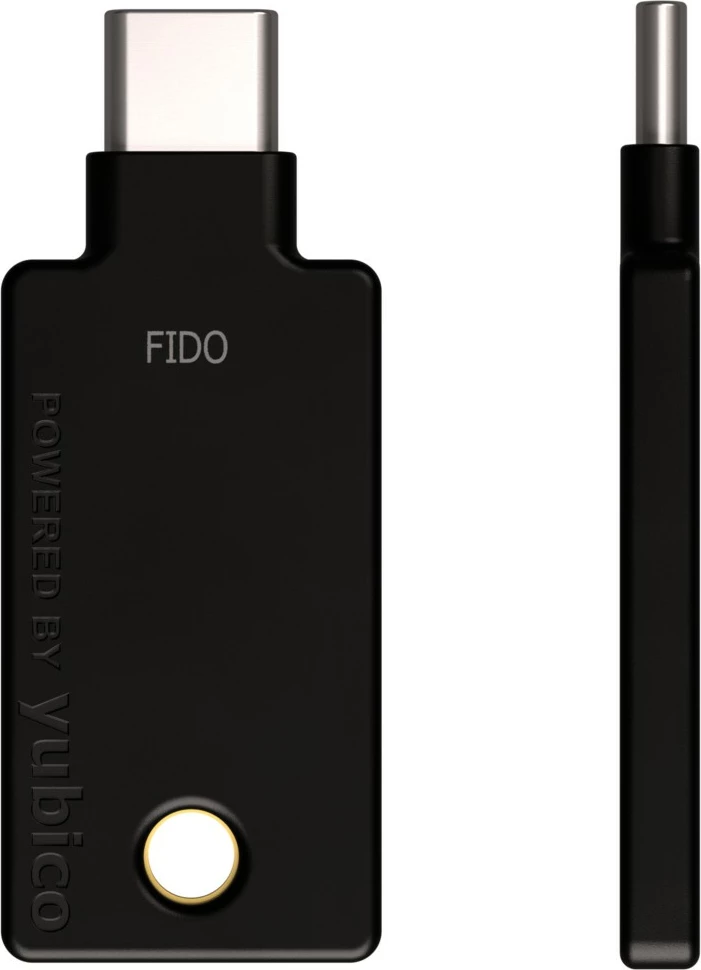 USB Çelës sigurie YUBICO, NFC, USB-C, i zi 