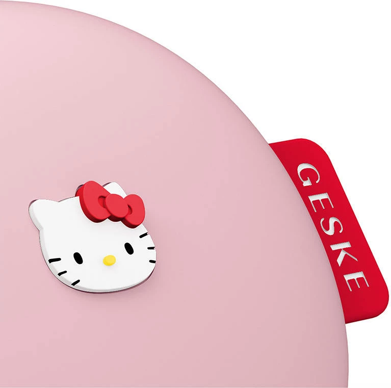Brushë pastrimi fytyre Geske 3-në-1 me aplikacion, Hello Kitty, rozë