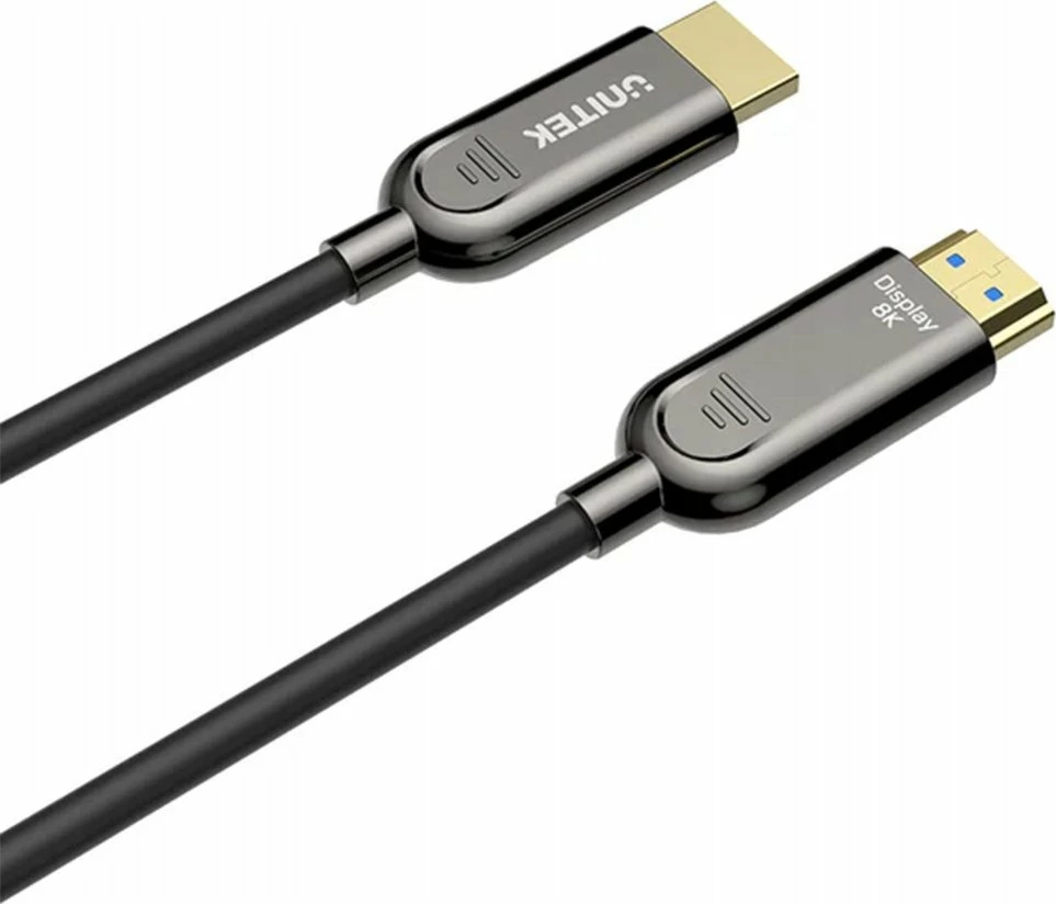 Kabllo HDMI Unitek C11085GY01-10M 10m, HDMI 2.1 AOC 8K/4K120 40Gbps, e zezë