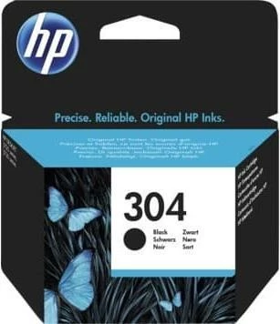 Kartrixh bojë HP 304 N9K06AE origjinale, e zezë