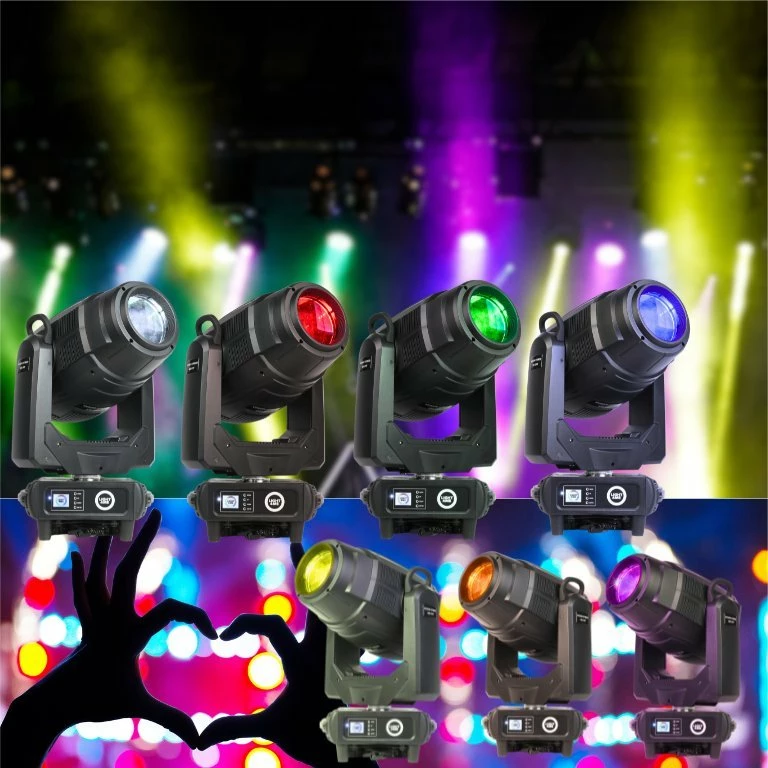 Kokë lëvizëse LED hibride LIGHT4ME Venom Hybrid 450 CMY 450W, Spot/Beam, Zoom 3-30°, DMX 26ch, e zezë
