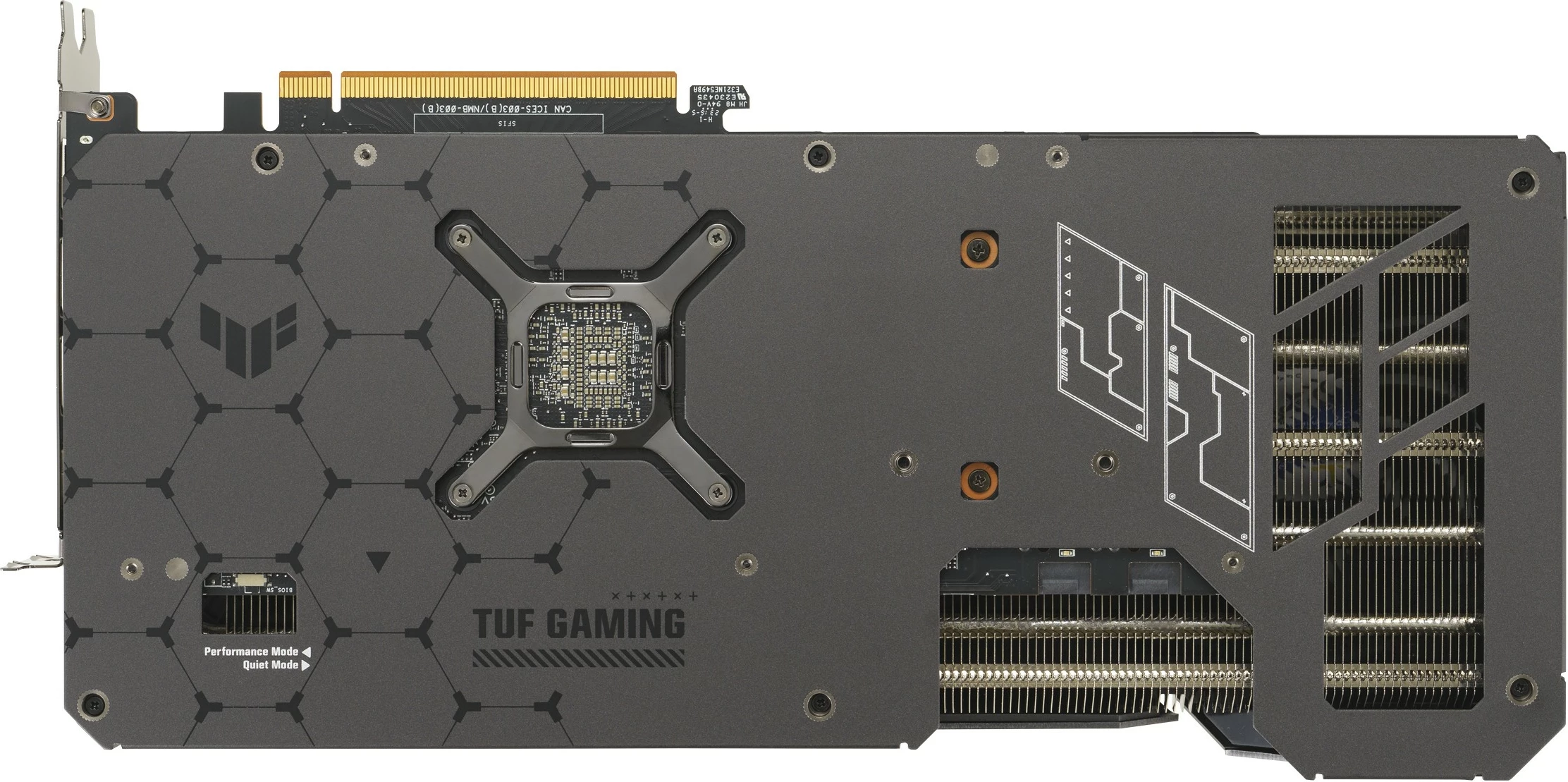 Kartelë grafike ASUS TUF Gaming TUF-RX7800XT-O16G-GAMING, Radeon RX 7800 XT, 16 GB, Gri