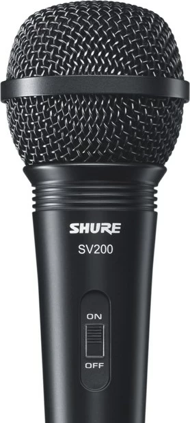 Mikrofon Shure SV200 për karaoke, i zi