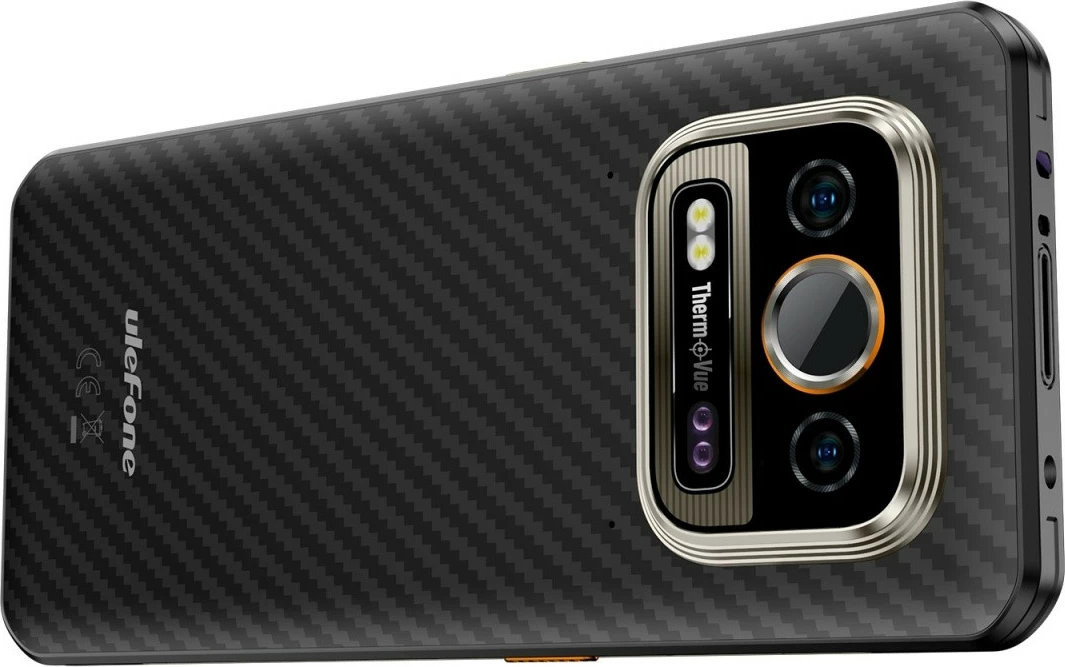 Celular Ulefone Armor 25T 4G, 6/256GB, IP69K, Thermal Vision, Frost Black