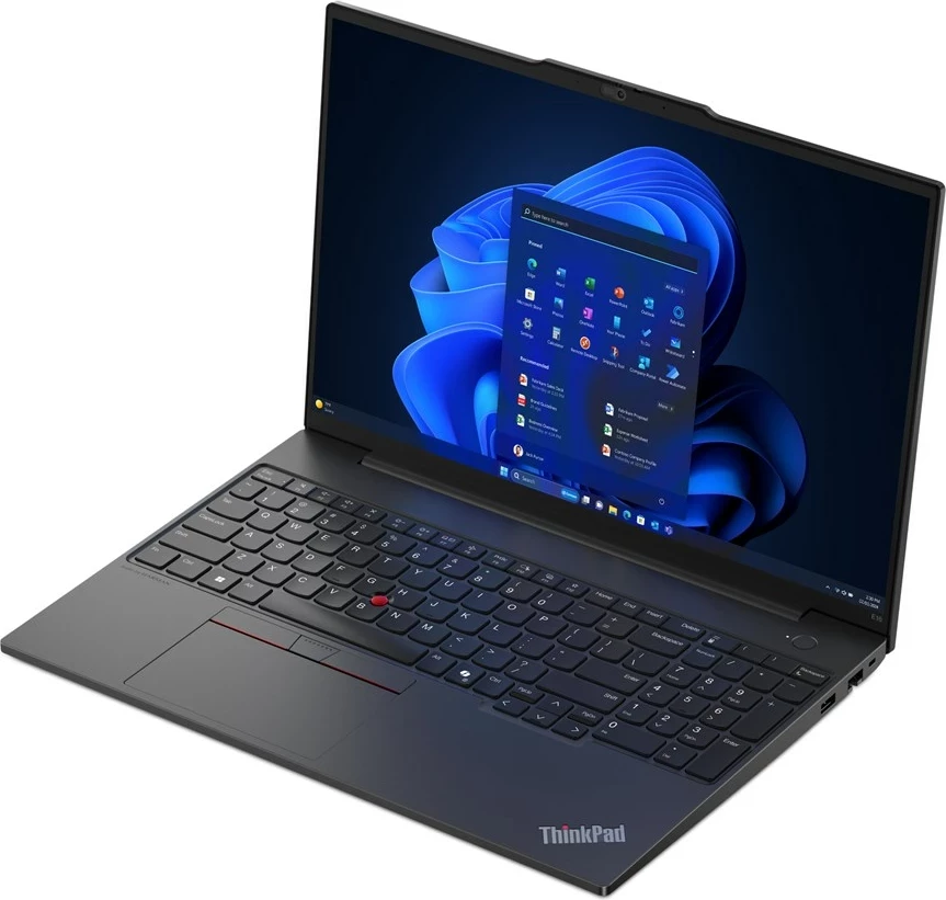 Laptop Lenovo ThinkPad E16, AMD Ryzen™ 7 7735HS, 16 GB RAM, 512 GB SSD, 16" WUXGA, Windows 11 Pro, E zezë