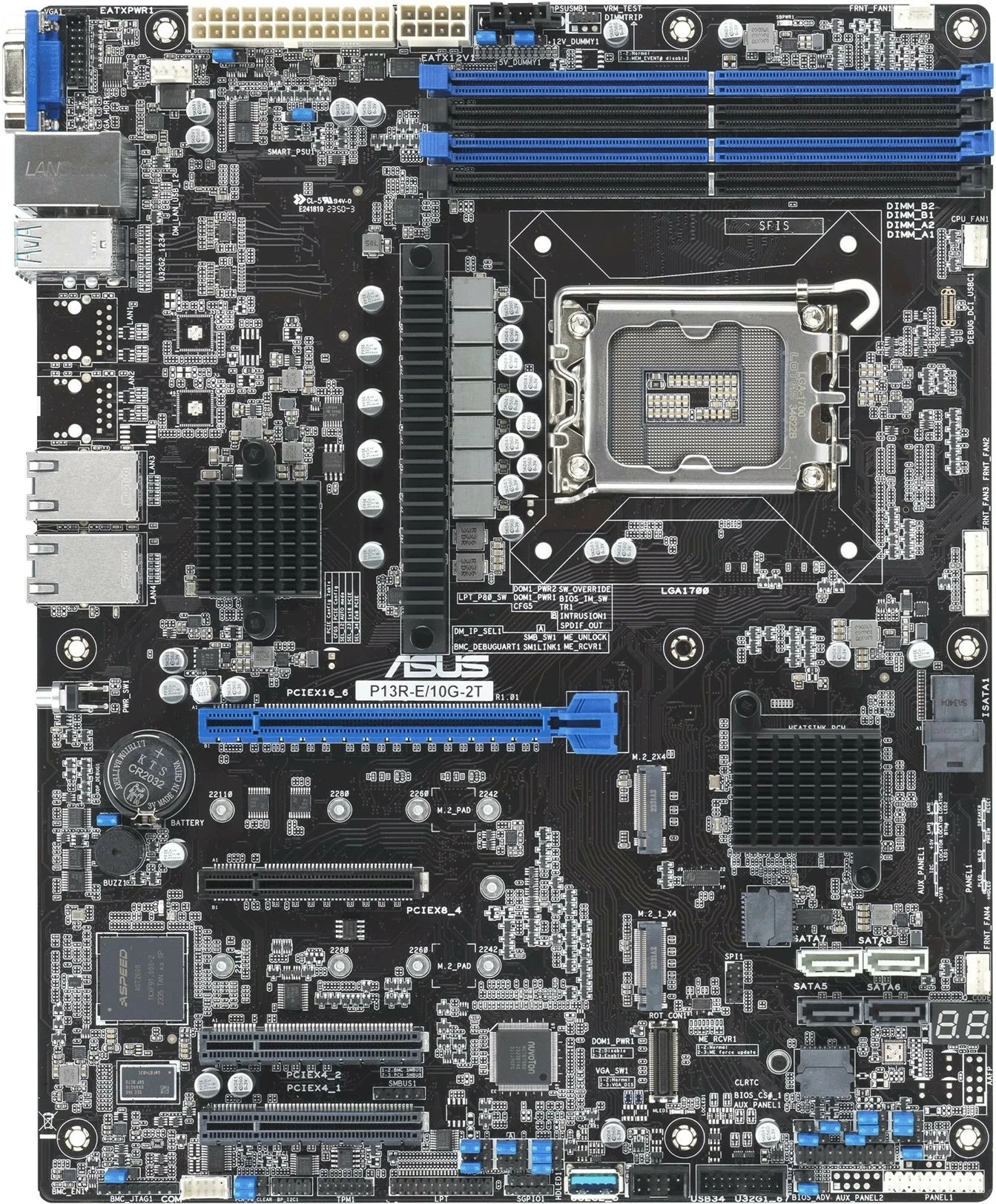 Pllakë amë ASUS P13R-E/10G-2T, Socket S1700, DDR5, ATX
