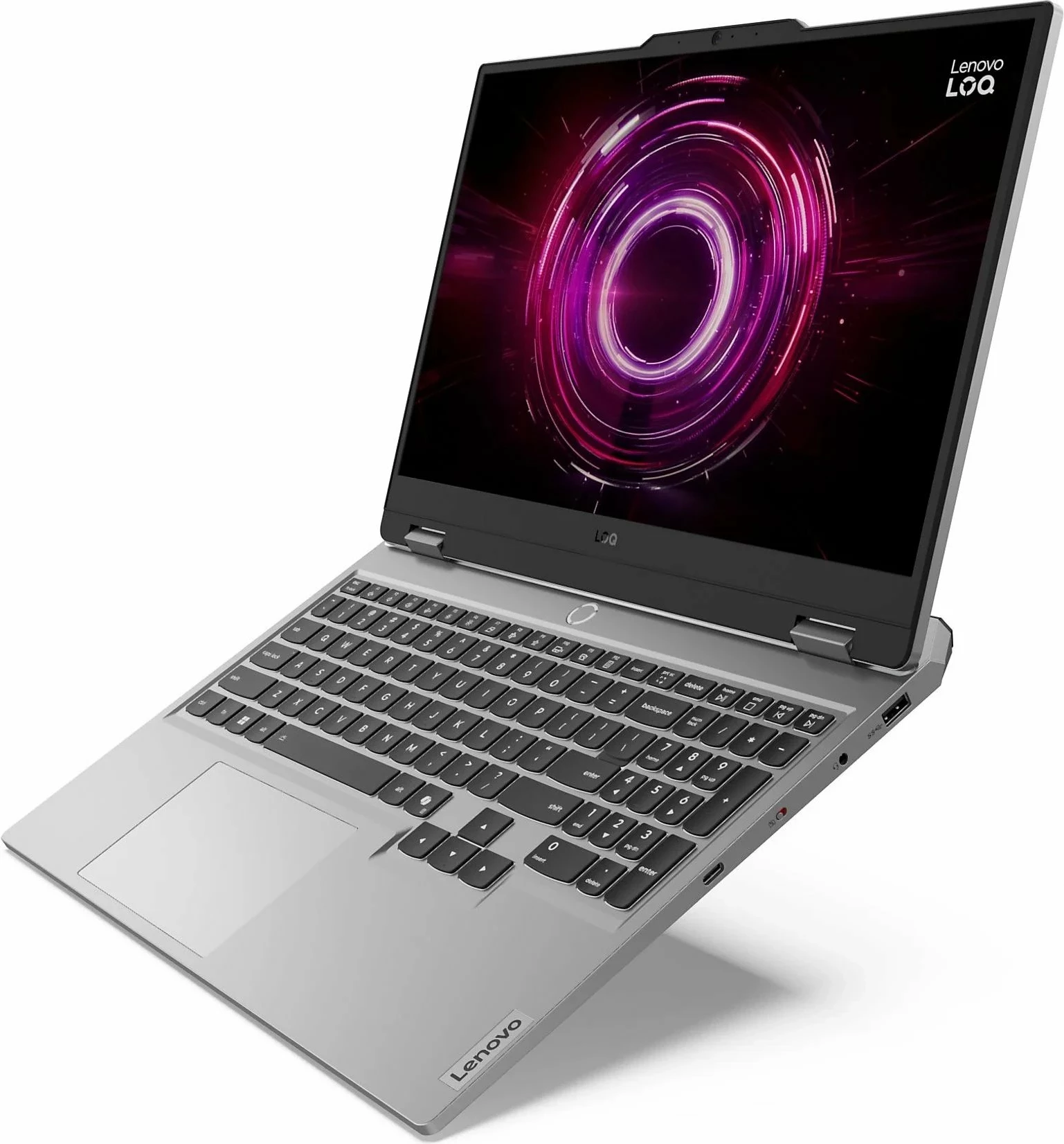 Laptop Lenovo LOQ 15AHP10 (83JG003DPB) Ryzen 5 220, 16GB RAM, 512GB M.2 PCIe SSD, GeForce RTX 5050 8GB, 15.6" FHD IPS 144Hz, gri