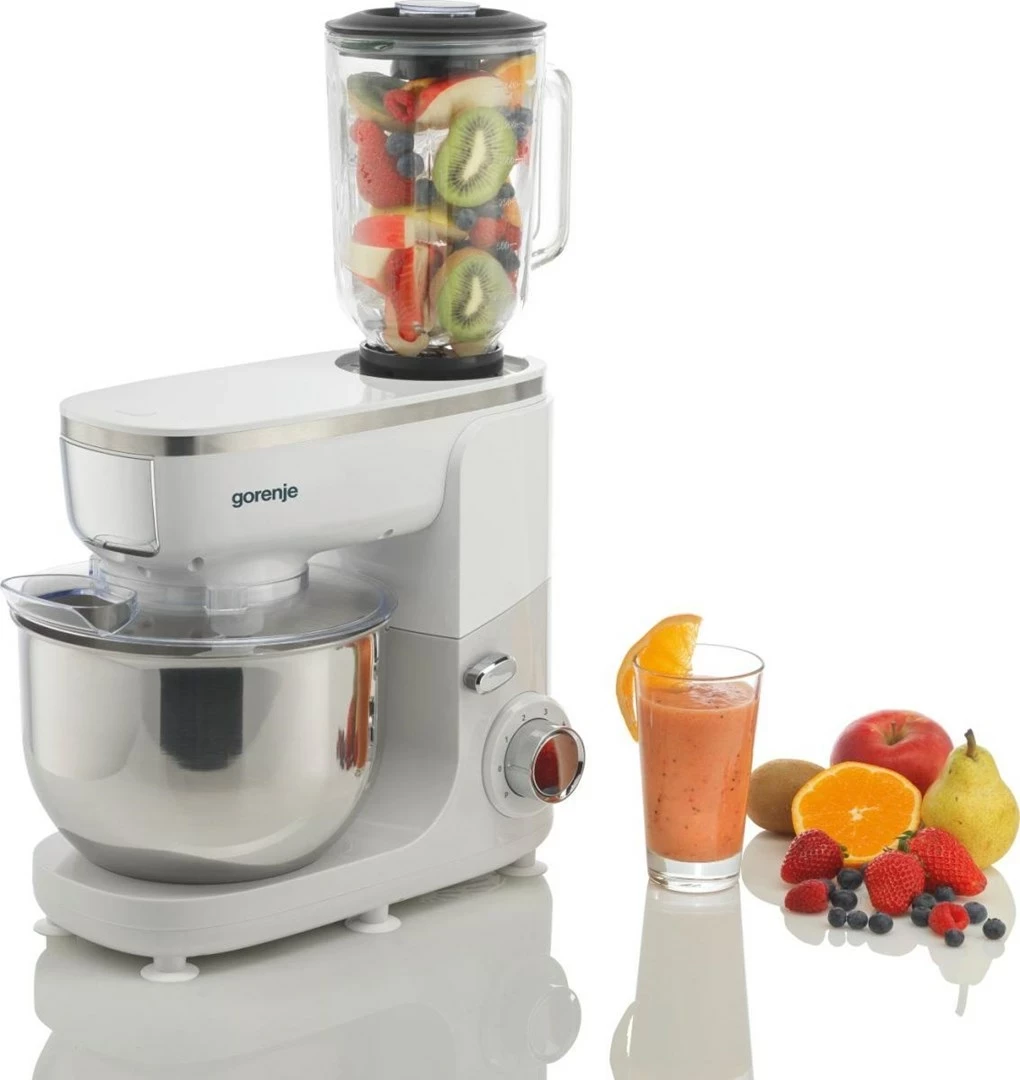 Robot planetar Gorenje MMC1005W, 1000 W, 4.8 L, Bardhë