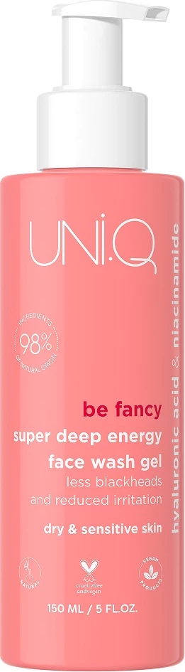 Xhel pastrues fytyre UNI.Q Be Fancy për femra, 150ml