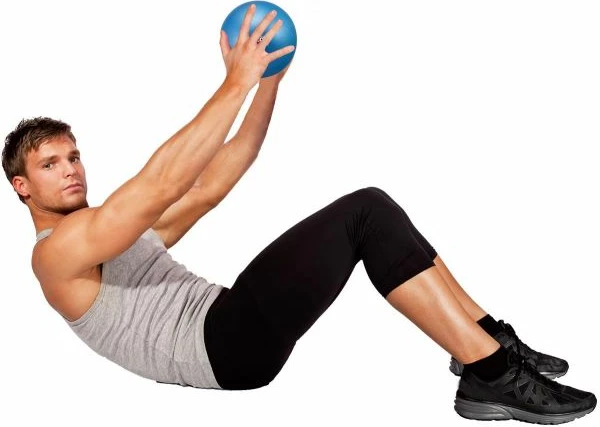 Top për gimnastikë Body Sculpture, për meshkuj dhe femra, blu