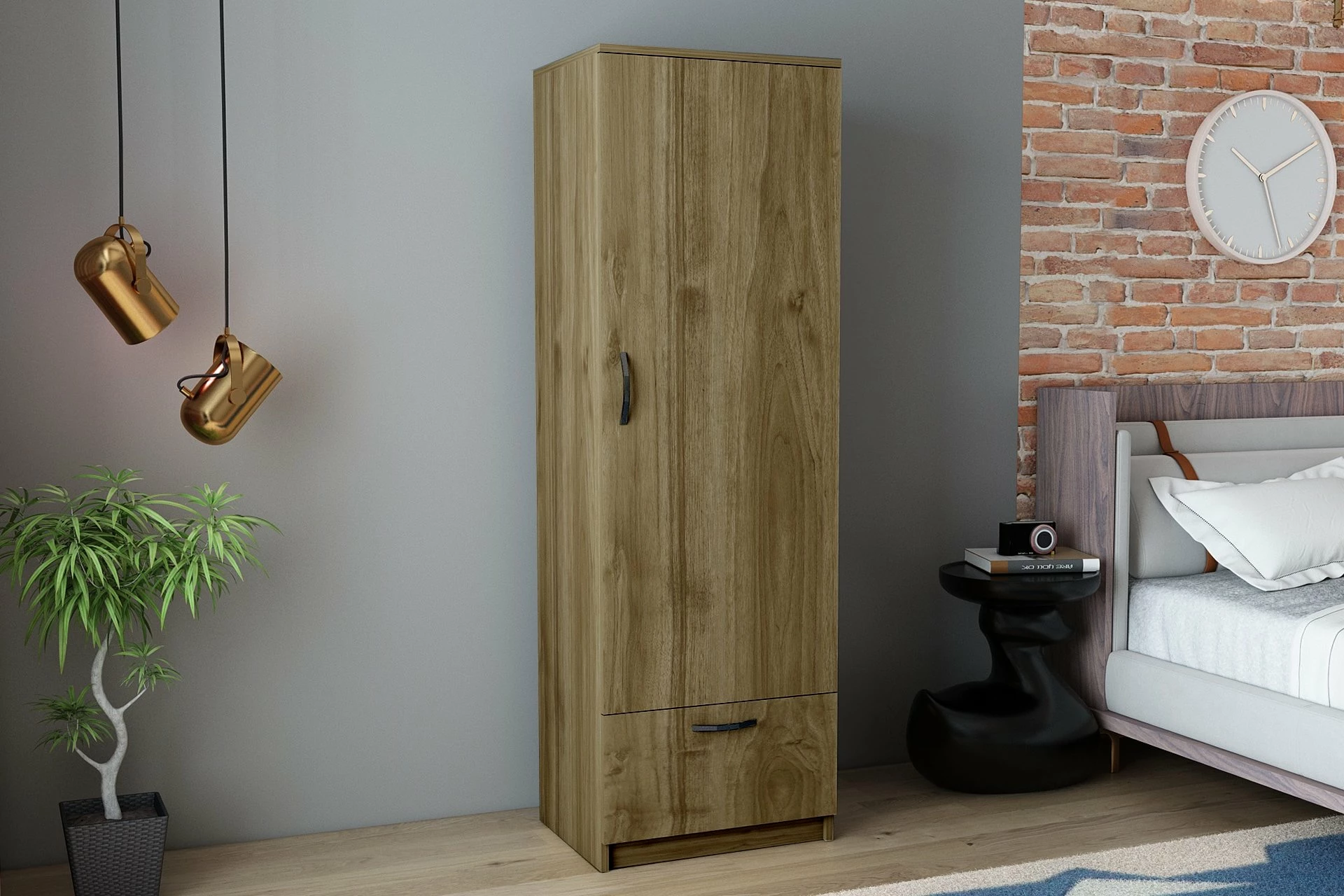 Dollap Hanah Home, ngjyrë arre, Santa