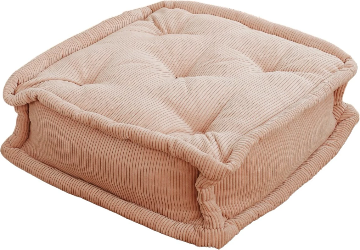 Jastëk kadifeje Atelier del Sofa, rozë biskuvi, 55x55x16cm