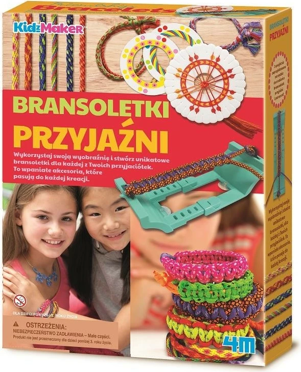 Set kreativ byzylykë miqësie 4m, shumëngjyrësh