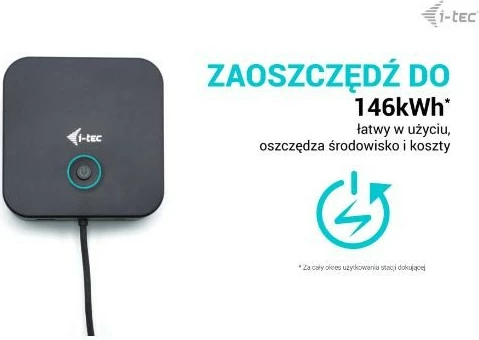 Kasë dokimi i-tec C31TRI4KDPDPRO100 me karikues universal 100W, e zezë