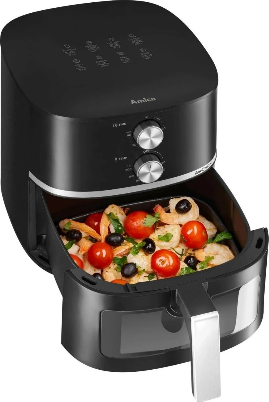 Fryer pa yndyrë Amica AFM Friend 2020, 5.5L, e zezë