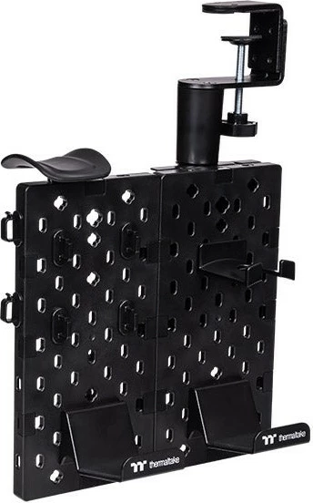 Pegboard gaming Thermaltake i vogël, çelik, i zi