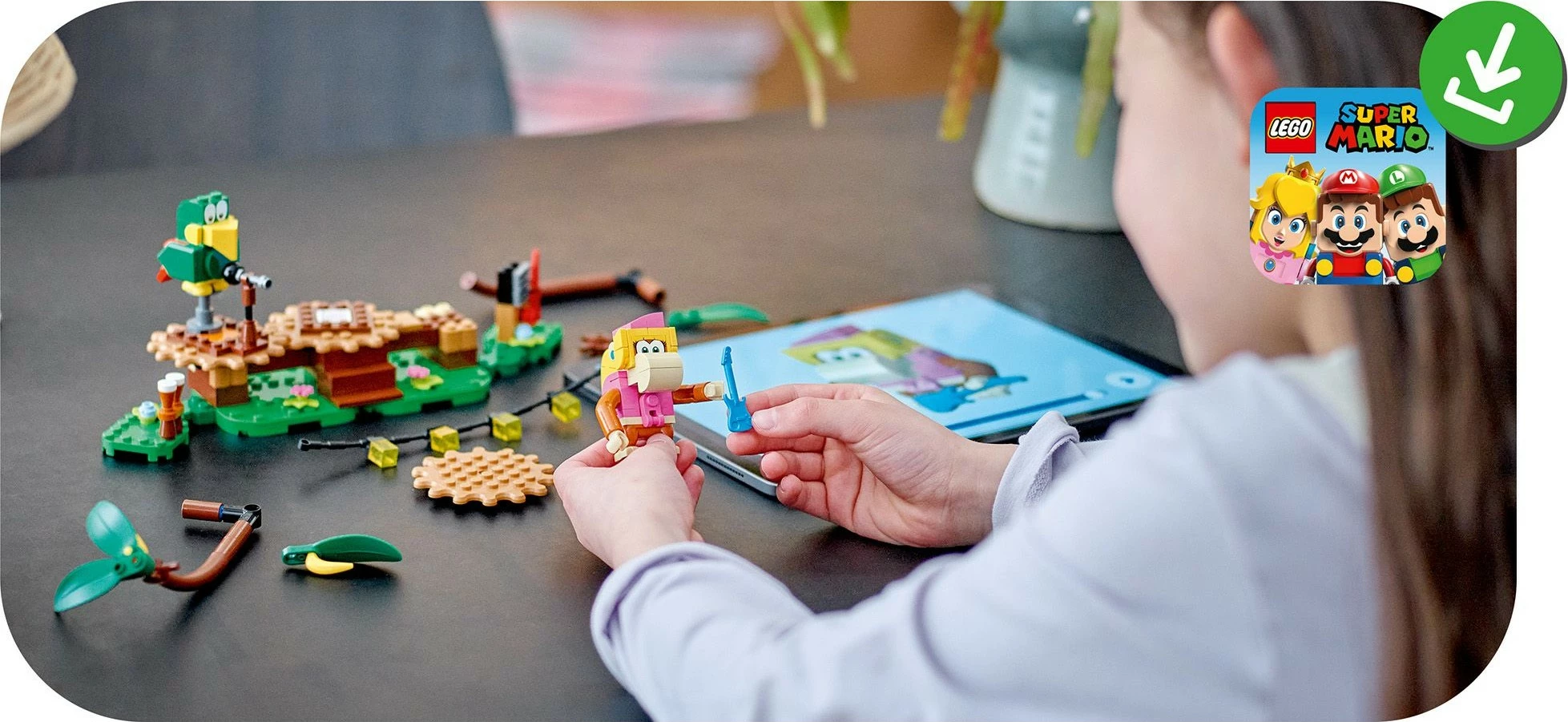 Set ndërtimi LEGO Dixie Kong's Jungle Jam, 174 pjesë, shumëngjyrëshe