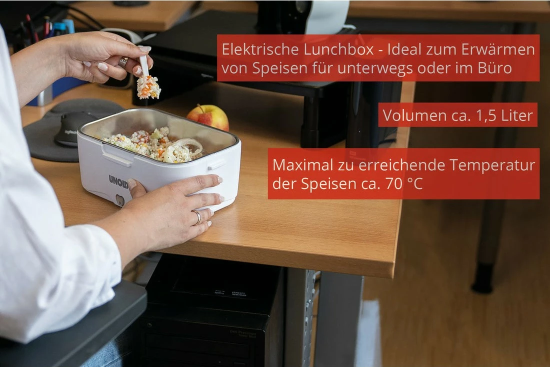 Kuti ushqimi elektrike UNOLD 58850, 1.5 L, Gri, Bardhë