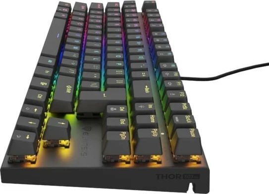 Tastierë mekanike Genesis Thor 303 TKL RGB, Outemu Brown, e zezë
