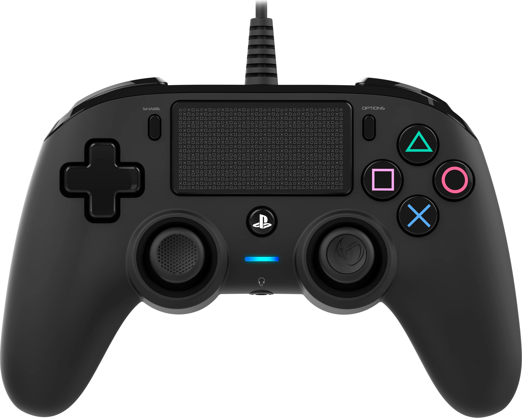 Kontroller PS4 me kabllo Nacon Compact, 3 m, vibro, touchpad, 3.5 mm, i zi