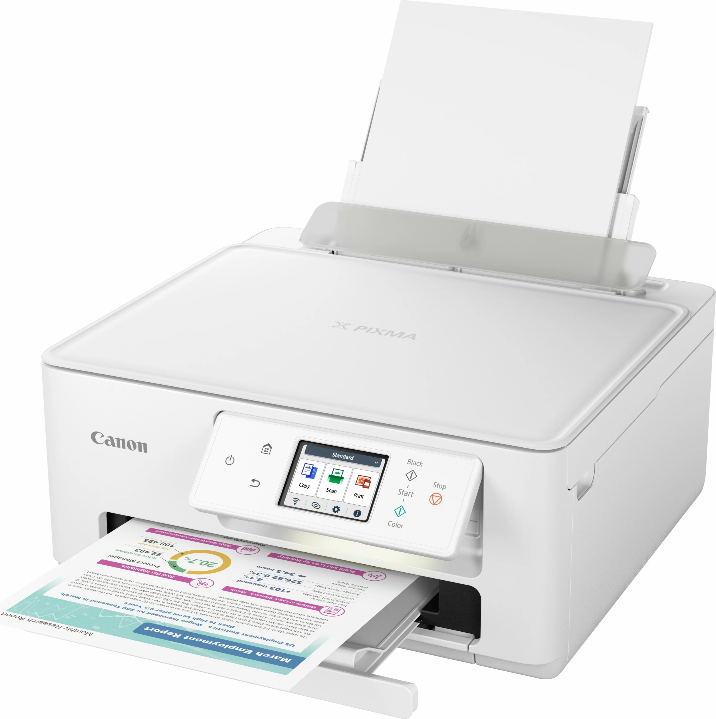 Printer Canon PIXMA TS7650i, Inkjet, 1200 x 1200 DPI, A4, Bardhë