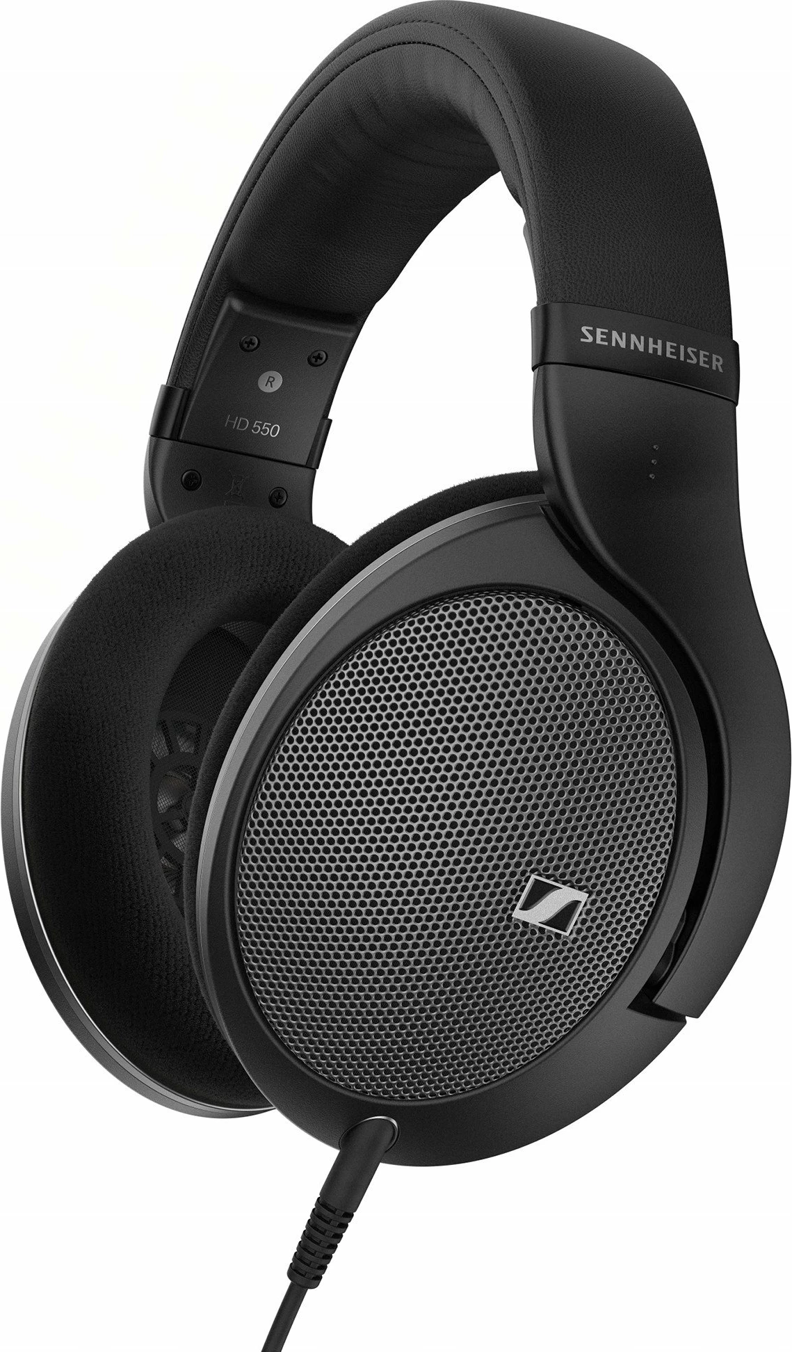 Kufje Sennheiser HD 550 me kabllo, over-ear open-back, 150Ω, 1.8 m, të zeza