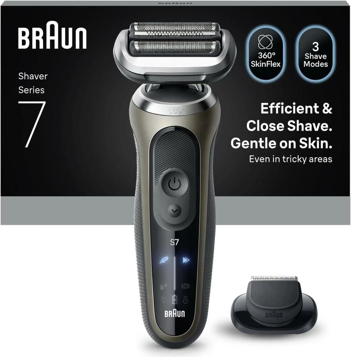 Makinë rroje Braun Series 7 72-C1200S Wet&Dry gold