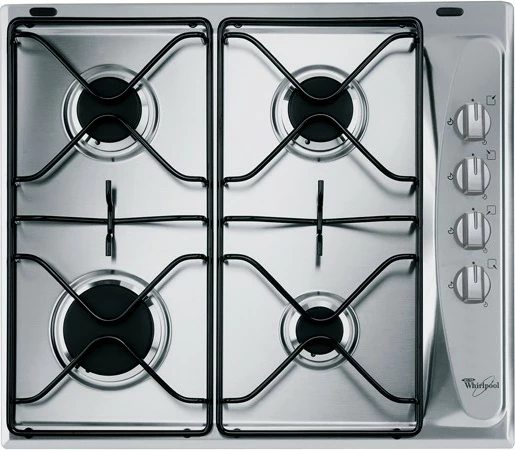 Pllakë gatimi me gaz Whirlpool AKM268IX, inox, 4 zona, e integrueshme