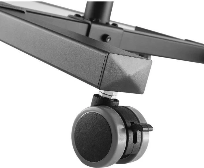 Tavolinë mobile për projektor Techly 362145, metalike, e zezë