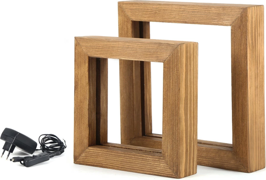 Set llamba tavoline prej druri, Opviq, KN11 (2 copë)