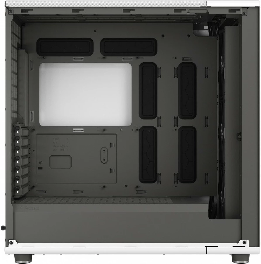 Kasë Fractal Design North XL Chalk White TG Clear, Midi Tower, e bardhë