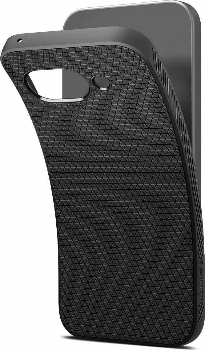 Mbështjellës Spigen Liquid Air ACS09039 për Google Pixel 9a, TPU, back cover, wireless charging, Mil-Grade, i zi matte